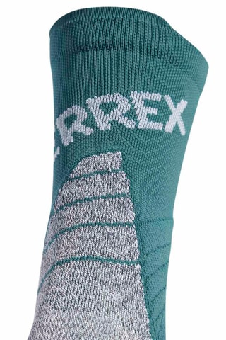 Chaussettes de trail - Vert et gris chiné