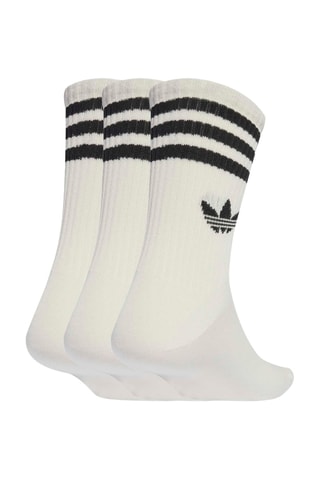 3 paires de chaussettes Adicolor - Blanc
