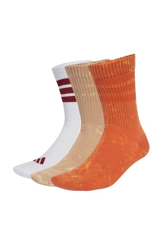 3 paires de chaussettes d’entraînement Seasonal Sportswear - Orange et blanc