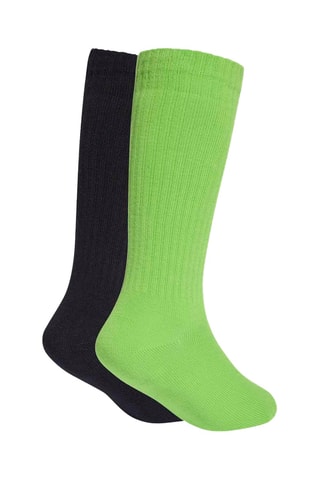 2 paires de chaussettes Minecraft Graphics - Noir et vert