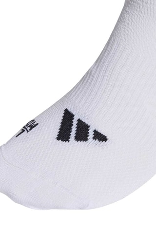 Chaussettes montantes de running Basics - Blanc et gris chiné