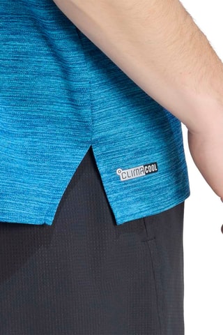 T-shirt d’entraînement regular Workout Essentials Plus - Bleu clair chiné