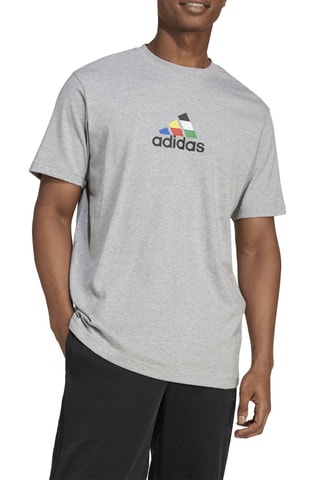 T-shirt regular House eo tiro - Gris chiné
