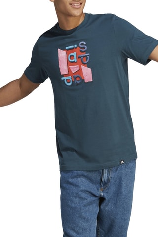 T-shirt Table - Bleu pétrole
