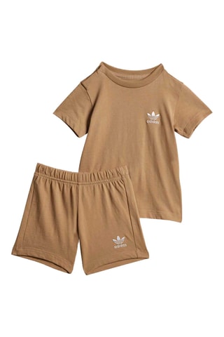 T-shirt et short Classic Essentials - Camel