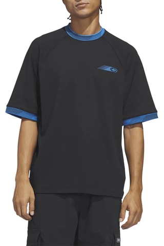 T-shirt de skateboard regular Graphics - Noir et bleu foncé