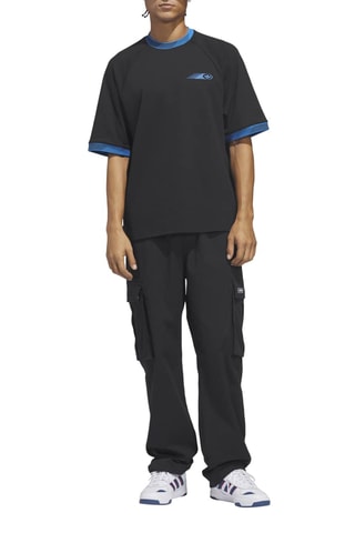 T-shirt de skateboard regular Graphics - Noir et bleu foncé