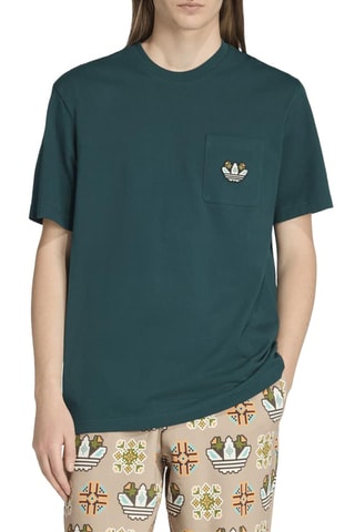 T-shirt loose Graphics - Vert foncé
