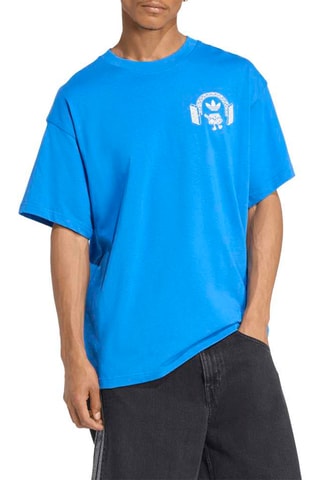 T-shirt oversize Speed100 - Bleu foncé