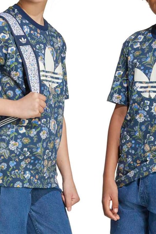 T-shirt loose Graphics - Bleu cobalt