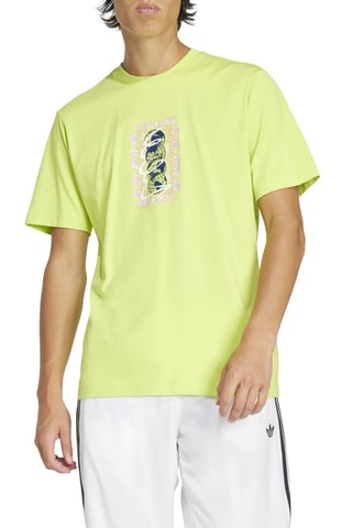 T-shirt regular Graphics - Jaune