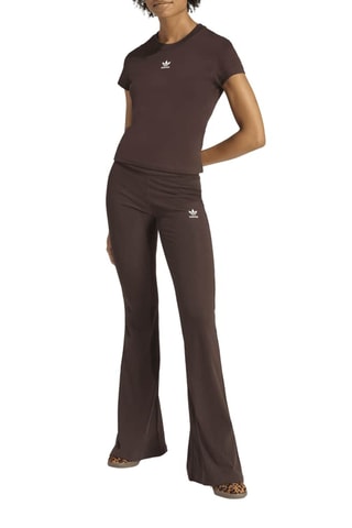 T-shirt slim Wardrobe Classic Essentials - Marron foncé