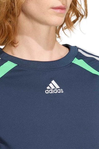T-shirt slim Adicolor - Bleu marine