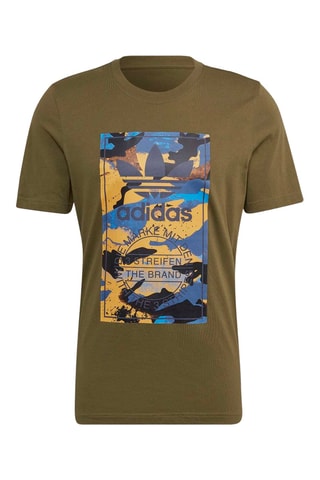 T-shirt regular Graphics - Kaki