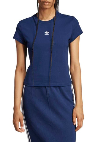 T-shirt slim Wardrobe Classic Essentials - Bleu marine