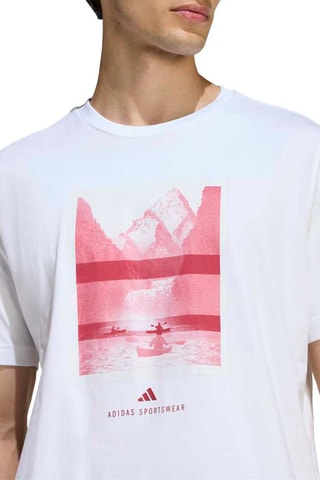 T-shirt regular Table - Blanc