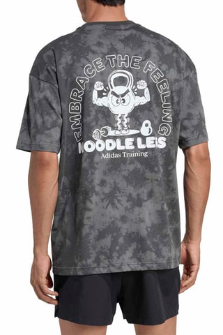 T-shirt d’entraînement oversize tie and dye Graphics - Gris foncé