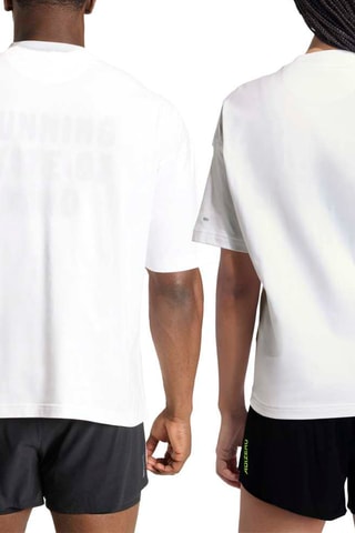 T-shirt de running loose Adi365 Performance - Blanc