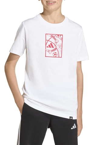T-shirt de football Table - Blanc