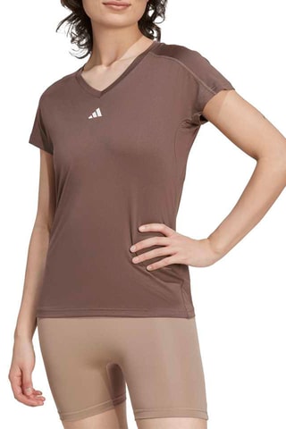 T-shirt d’entrainement slim Workout Essentials - Marron