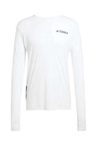 T-shirt de trail running regular Tech Tops - Blanc
