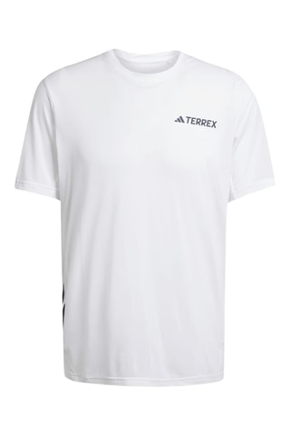 T-shirt de trail running regular Tech Tops - Blanc