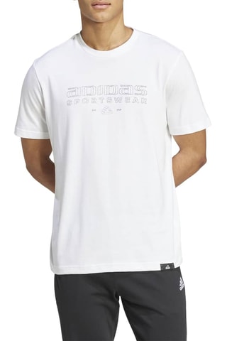 T-shirt regular Table tee - Blanc