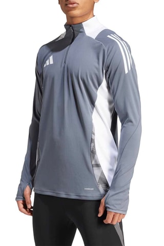 Maillot de football Tiro - Gris et blanc