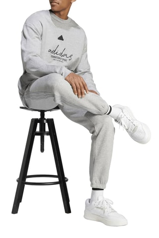 Sweat Brand Love - Gris chiné