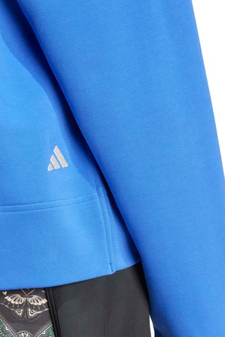 Sweat polaire d’entraînement à capuche Brand Collaboration - Bleu cobalt