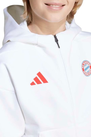 Sweat de football à capuche FC Bayern Munich - Blanc