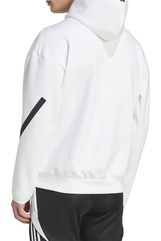 Sweat de football à capuche Juventus Football Club - Blanc