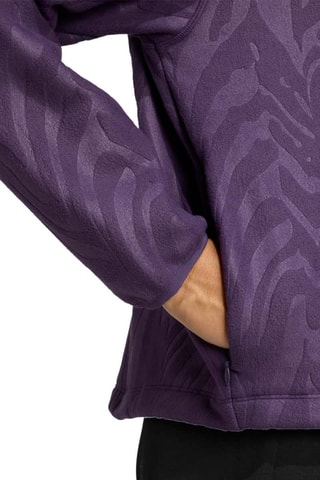 Sweat polaire d’entrainement Workout Essentials Plus - Violet