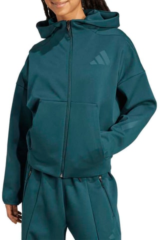 Sweat à capuche Z.N.E - Bleu pétrole