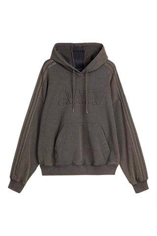 Sweat oversize à capuche Statement HZA - Gris