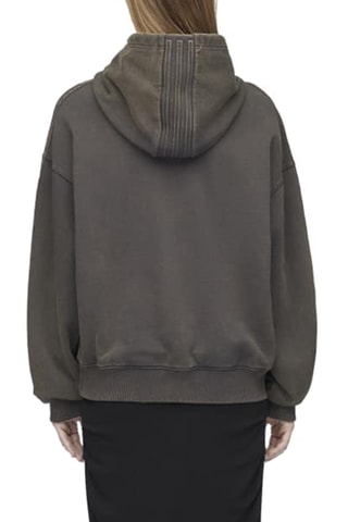 Sweat oversize à capuche Statement HZA - Gris