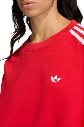 Sweat de running oversize Adicolor - Rouge