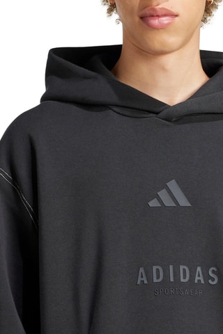 Sweat polaire à capuche All SZN - Noir