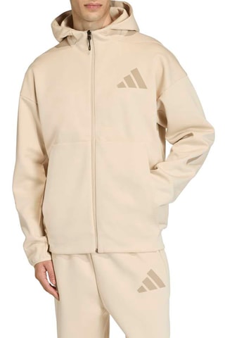 Sweat à capuche ZNE - Ecru