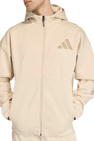Sweat à capuche ZNE - Ecru
