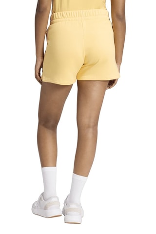 Short d’entraînement polaire regular taille haute Essentials - Jaune