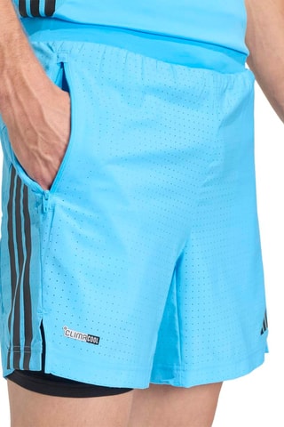 Short d’entraînement regular 2-en-1 Workout Essentials Plus - Bleu cobalt