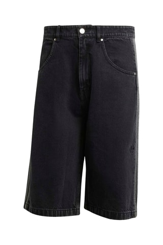 Short loose en jean Adicolor - Noir