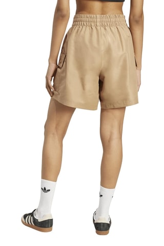 Short loose taille haute Classic Essentials - Camel