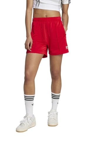 Short loose taille haute Adicolor - Rouge