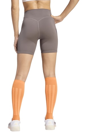 Panty d’entraînement taille haute Strength - Marron