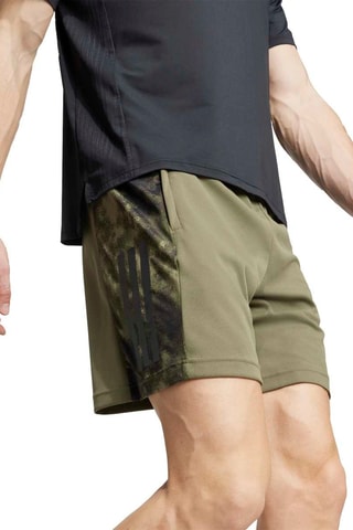 Short regular d’entraînement Essentials plus - Kaki