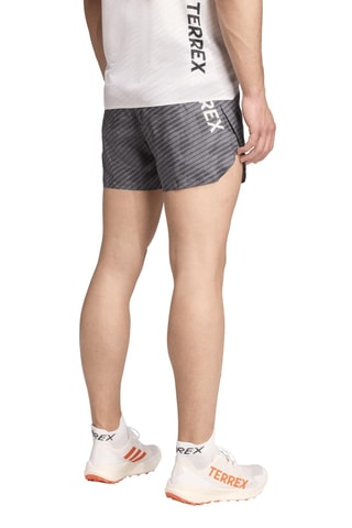 Short slim de running Terrex Techrock - Gris