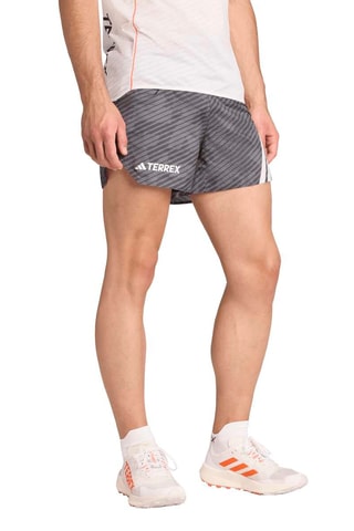 Short slim de running Terrex Techrock - Gris
