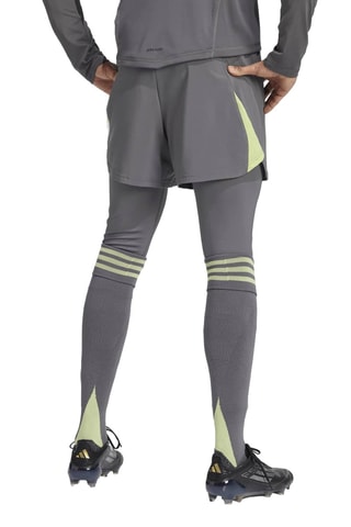 Short de football slim Goalkeeping - Gris foncé